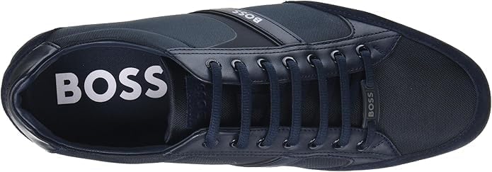 BOSS Green by Hugo Men's Saturn Low Profile Low Top Sneaker Shoe, Dark Blue, 12 M US - Image 3