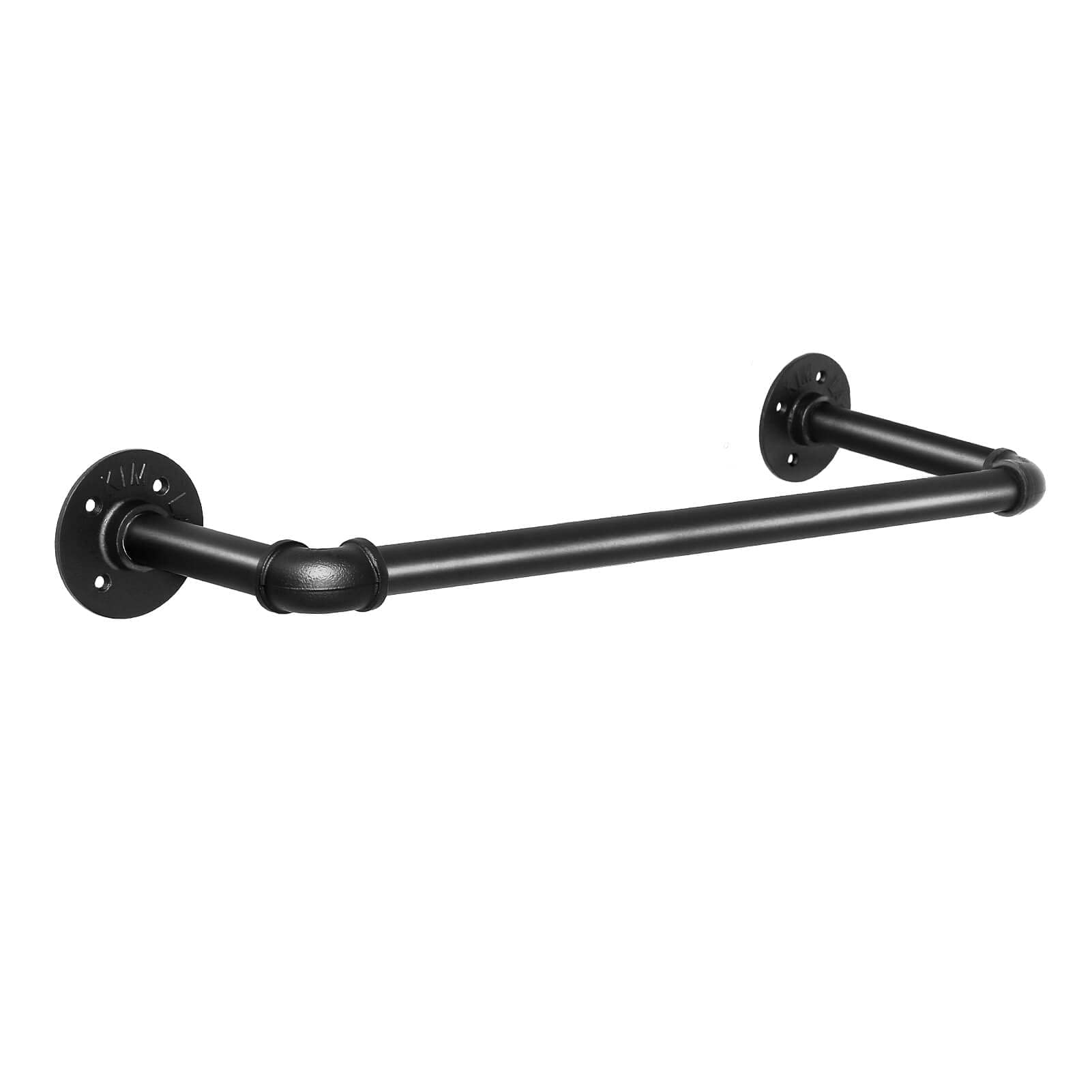 60CM Wall Mounted Clothes Rail Wall Mount DIY Industrial Pipe Clothes Bar Rack Decor Bathroom Hardware Towel Bar Accessory for Bathroom Handrail Towel Rack Holder Hanger 1PCS