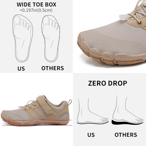 grand attack men39s barefoot shoesminimalist cross-trainerzero drop solewide toe box