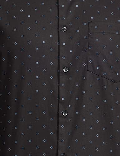 Image of Diverse Men's Cotton Printed Full Sleeve Regular Formal Shirt