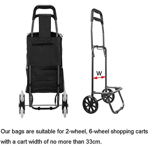 36L Einkaufswagen-Tasche, langlebige Ersatztasche für Lebensmittel, zusätzlicher Stauraum für Besorgungen, faltbares und leichtes Design, perfekt für Einkaufsbedürfnisse – Bild 5