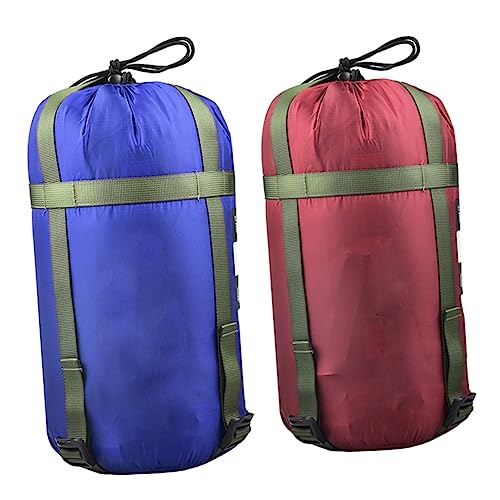 Kisangel Stuff Sack Compression Bag for Portable Quilts Storage Bag Durable Compression Sack for Camping Hiking Backpacking Color Maximum Capacity with Reinforced