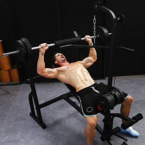 Multifunctional weight bench with hands Bench press barbell bed Widening squat rack Workout Sit Up Bench Barbell rack - Image 3