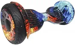 Hoverboard Skate Elétrico 10" Original com Bolsa Led Bluetooth Fogo/Gelo Brinovar