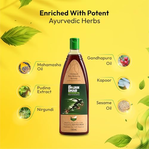 Image of Advance Peeda Bhasm Magic Oil 100ml each | Ayurvedic Pain Relief Oil for Knee, Joint, Back, Shoulder, Muscle & Body Pain | Fast Absorbing Non-Sticky - Pack of 3