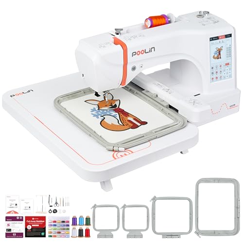 POOLIN EOC06 Embroidery Machine,7'...