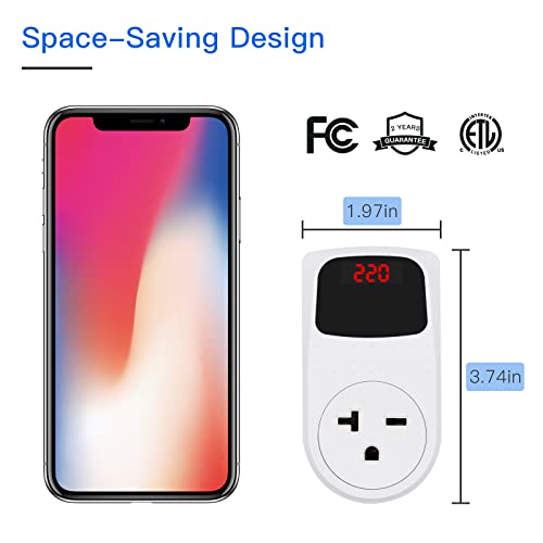 Bseed BSSP098220V2P Surge Protector, Power Surge Protector Outlet, Voltage Regulator thumb #5