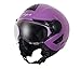 Produktbild Steelbird Vega Verve Damen Open Face Bike Motorradhelm Dull Purple Größe M
