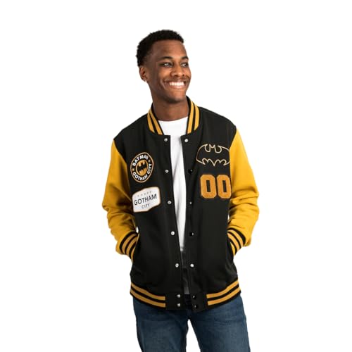 Bioworld Batman Adult Unisex Varsity Jacket2