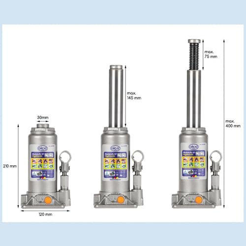 Cric bouteille hydraulique pour soulever camionnette 5t - 5