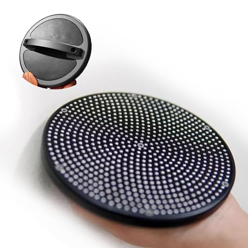 INTSUPERMAI Block Printing Baren, Steel Ball Printmaking Baren, Metal Handle, Even Pressure, Printmaking Ink Plates Plastic Printmaking Tools, 5.12