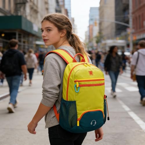 Mochila Deportiva Ligera para Senderismo 15L Verde Claro miniatura 6