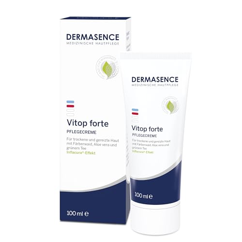 DERMASENCE Vitop forte Pflegecreme, 100 ml – bei sehr trockener & gereizter Haut, beruhigt Juckreiz, schützt vor Reizungen,...