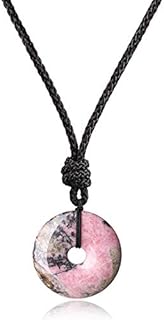 COAI Donut Stone Pendant Necklace for Men Women