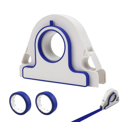 Malerband Applikator mit Integriertem Schaber 5mm Malerband Applikator Auftragen von Abdeckband das Speziell für Zierleisten Wände und Böden Entwickelt Wurde (Klebebandabroller + 2*Klebeband)