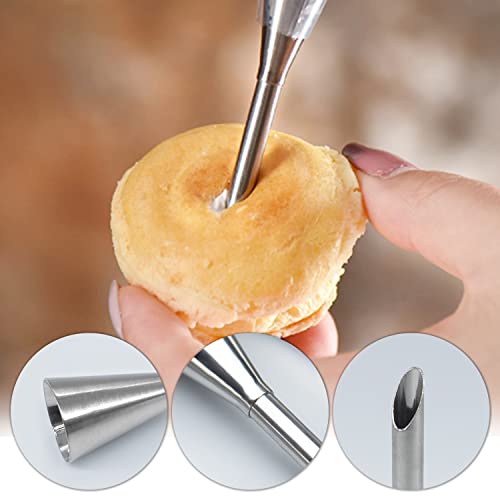 1 set di 3 boccole per pasticceria, siringhe