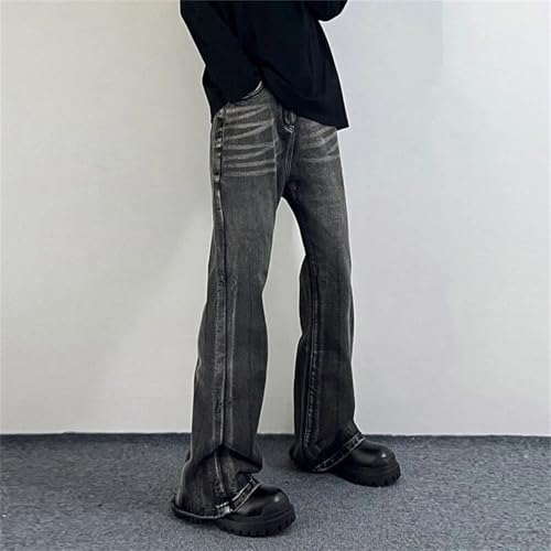 Men's Daily Baggy Straight Leg Jeans Classic Chic Vintage Wash Jeans with Pockets4