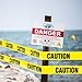 2 Pack Yellow Caution Tape, 3
