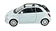 Welly FIAT 500C Cabrio Hellblau Ab 2009 1/34-1/39 Metall Modell Auto Die Cast Neu im Kasten
