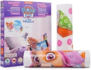 Wall Stories - App Based, Augmented Reality Wall Stickers for Kids Bedrooms - Paw Patrol, High-Flying Skye - Free Play and Activity App (iOS, Android) with Large Wall Decals - Educational Toy Gift (Paw Patrol, High-Flying Skye)