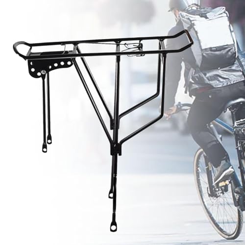 Portaequipajes de bicicleta robusto con soporte de montaje trasero 5