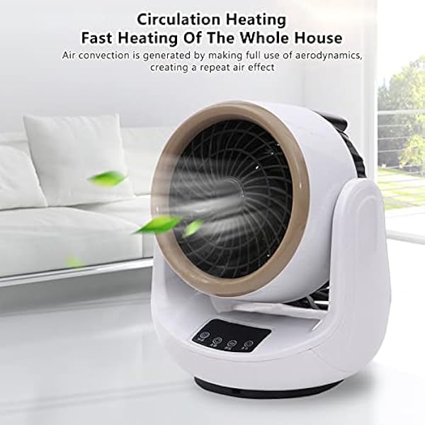 Riscaldatore Della Ventola, Riscaldatore Della Stanza, Riscaldatore Spaziale, Riscaldatore Del Convettore Portatile, Remoto, Timer 1-12h, Riscaldatore Oscillante A 45 °, Portatile Per Ufficio Per Uffi