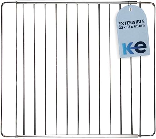 Anakel Home Backofen Gitterrost Ausziehbar 30,5 x 39-60 cm | Grillrost Edelstahl, Backofenrost Verstellbar, Ofen Gitter | Edelstahl