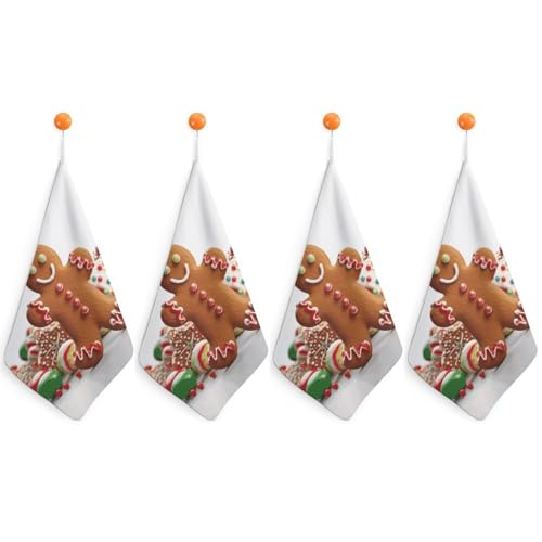 Torchons de cuisine super doux lot de 4 chiffons microfibre séchage rapide vaisselle