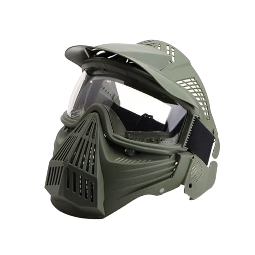 Masque d'airsoft intégral pour sessions de chasse paintball et motocross hiver