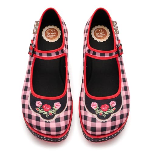 Image of Hot Chocolate Design Whimsical Women's Platform Mary Jane Shoes