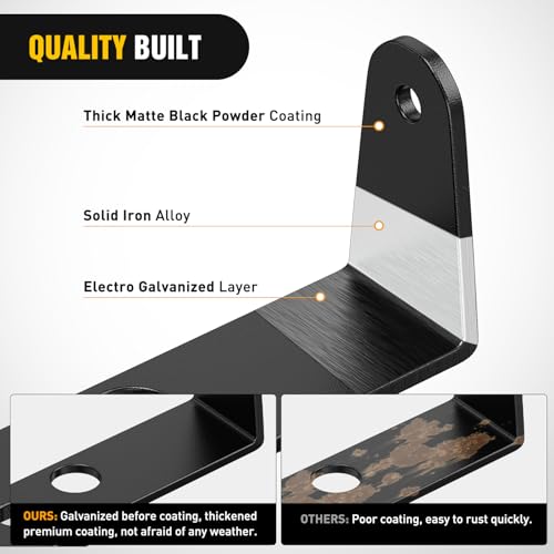 Image of Nilight Front Lower Hidden Bumper Mounting Brackets for 22inch Single Row LED Light Bar Compatible with 2007-2013 Chevy Silverado 1500 and 2007-2010 Silverado 2500 3500 HD