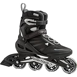 Patines Fitness Precio Rollerblade Zetrablade Patines, Unisex Adulto, Negro/Plata, 280