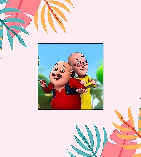 Image of Fridge Magnet MotuPatlu258 Cartoon Decorative Printed Magnets for Refrigerator & Almirah
