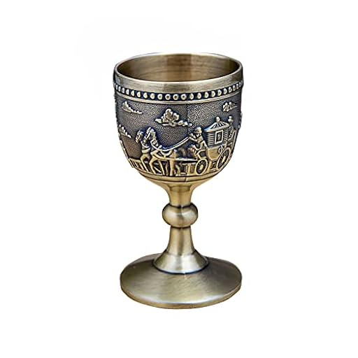 Tiardey Copa cáliz de 2.8 Pulgadas,Exquisita Copa de Vino,Bronce Decorativo práctico para Vino - Carruaje | Ya disponible en tu tienda friki favorita! En mundofriki.es! Tiardey Copa cáliz de 2.8 Pulgadas,Exquisita Copa de Vino,Bronce Decorativo práctico para Vino - Carruaje | Ya disponible en tu tienda friki favorita! En mundofriki.es!