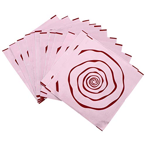POPETPOP 100 Unidades De Envoltorios De Papel De Aluminio Corrugado para Embalaje De Dulces Galletas Obleas Dulces para Hornear Envoltorios A Granel para Dulces Papel De Aluminio para