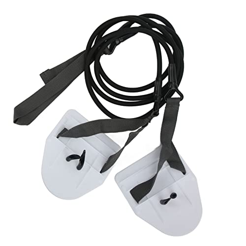 Dryland Cord with Hand Paddles, Swimming Arm Strength Trainer, Training