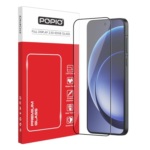 Image of POPIO Military-Grade Gorilla Tempered Glass For OnePlus 15R | 9H Hardness, Edge-to-Edge, Bubble-Free