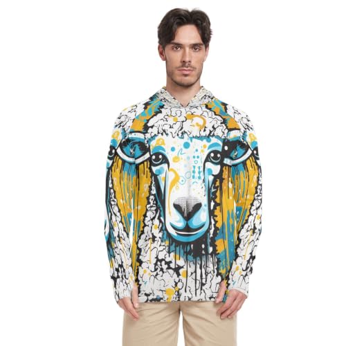 T-Shirt Homme Rash Guard Évite les Coups de Soleil UPF 50+ Manches Longues Confort
