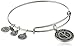 Alex and Ani Bangle Bar "Turn Peace Up" Rafaelian Silver-Tone Expandable Bracelet