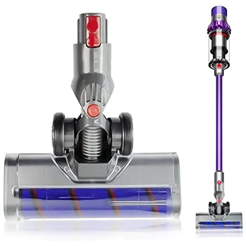 Maxorado Turbobürste Staubsauger Düse Turbodüse für Dyson V7 V8 V10 V11 V12 SV12 SV14 V15 Absolute Serie Turbo Bürste Staubsaugerdüse Bodendüse Cover