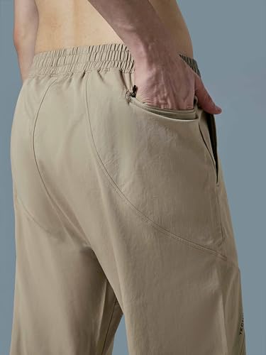 Image of TECHNOSPORT Men's Regular Fit Track Pant with SPF50+, Quick Dry Properties for Running, Gym, Sports and Regular Use