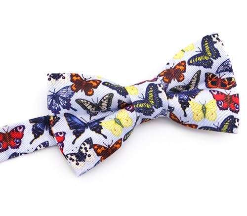 Image of OCIA Cute Pattern Pre-tied Bow Tie Adjustable Bowties for Adult & Children