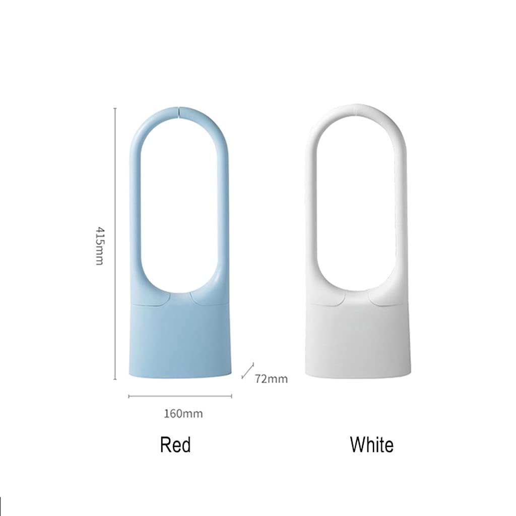 Set di spazzole TET morbide in Nylon e Lana con Immagine speculare, Senza vicoli ciechi, Accessori per Il Bagno di casa, Strumento di Pulizia (Blu Bianco)
