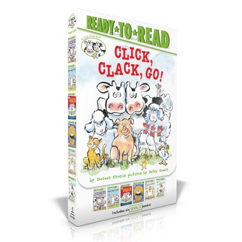 Image of Click, Clack, Go! (Boxed Set): Click, Clack, Moo; Giggle, Giggle, Quack; Dooby Dooby Moo; Click, Clack, Boo!; Click, Clack, Peep!; Click, Clack, Surprise!