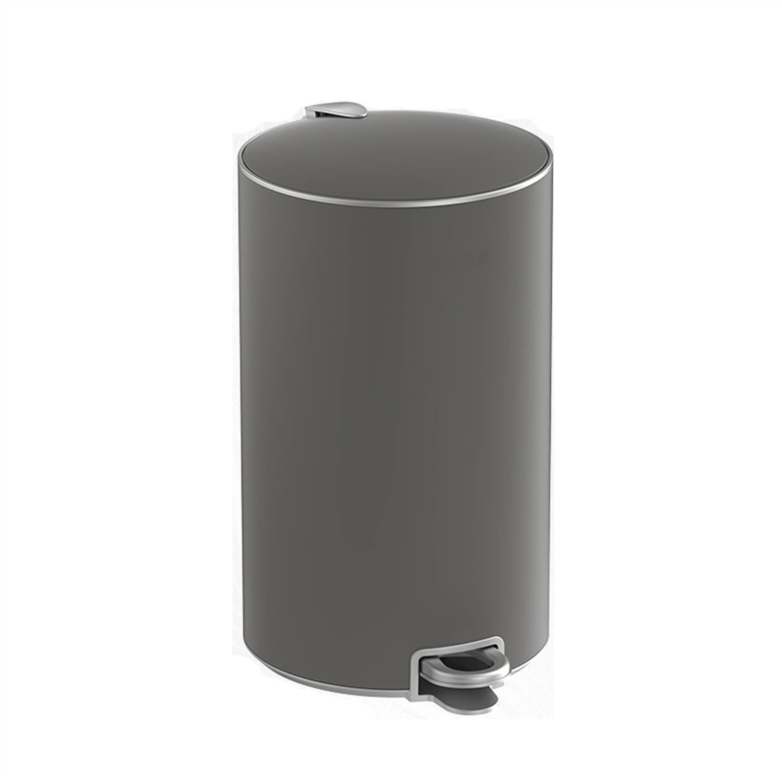 2WFYJNITP Kitchen Bin 8L/12L/15L Household Large Stainless Steel Trash Can Kitchen Bathroom Bedroom with Lid Garbage Can(Gris,15l)