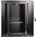 Navepoint 9U Deluxe IT Wallmount Cabinet Enclosure 19-Inch Server Network Rack with Locking Glass Door - Black