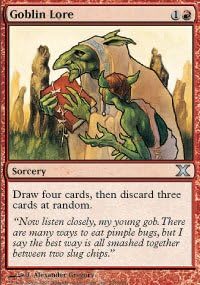 Magic The Gathering - Goblin Lore (208/383) - Tenth Edition