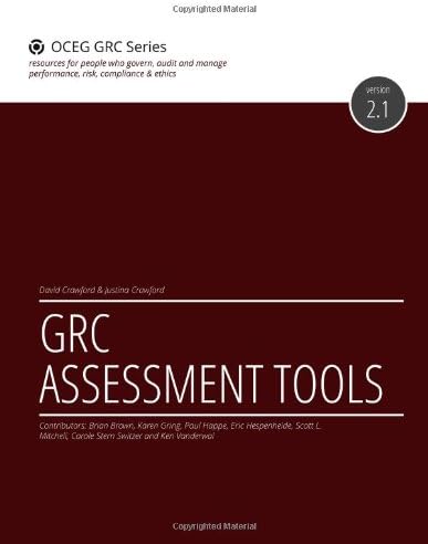 Grc Assessment Tools (Oceg Burgundy Book)