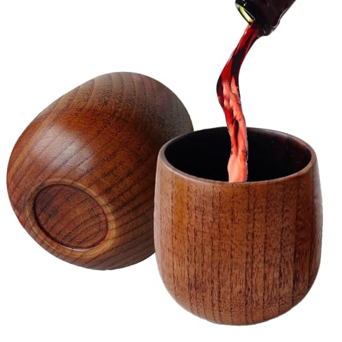 Cemaystic ウイスキーカップ 木製ボウル 焦げ加工ガラス ? フレーバー強化設計 広口リム 香り最適化 耐久構造 ギフトに最適