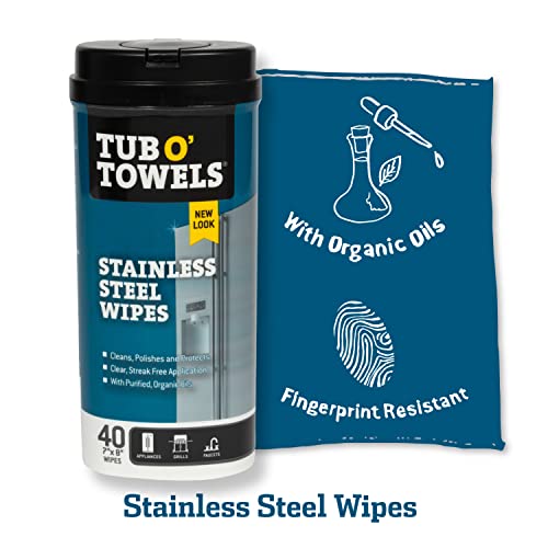Tub O' Towels Household Cleaning Wipes Variety Pack, 7" x 8", 4-Pack